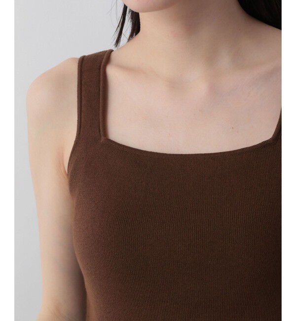 LOWRYS FARM「ソウバリスクエアタンクトップ」|ニット・セーター|