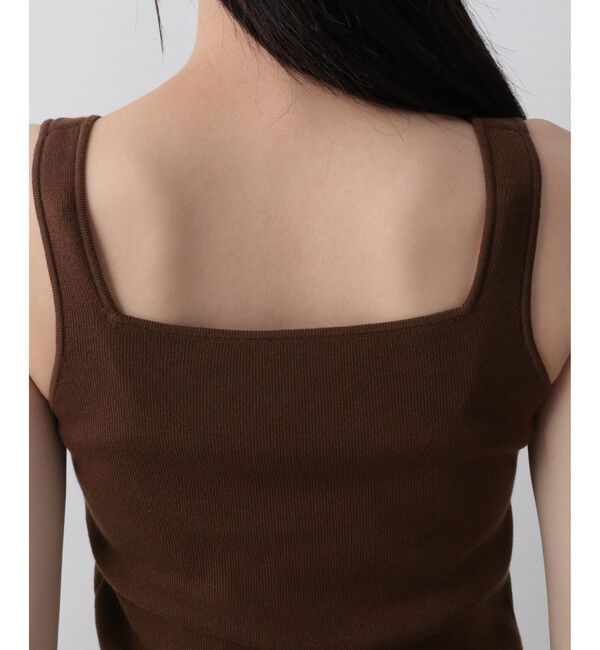 LOWRYS FARM「ソウバリスクエアタンクトップ」|ニット・セーター|