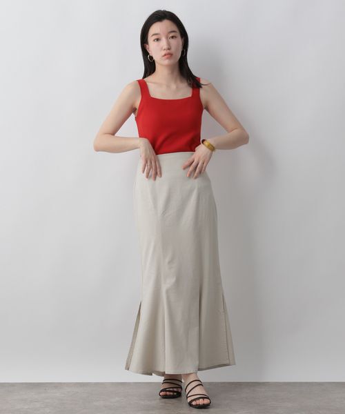 LOWRYS FARM「ソウバリスクエアタンクトップ」|ニット・セーター|