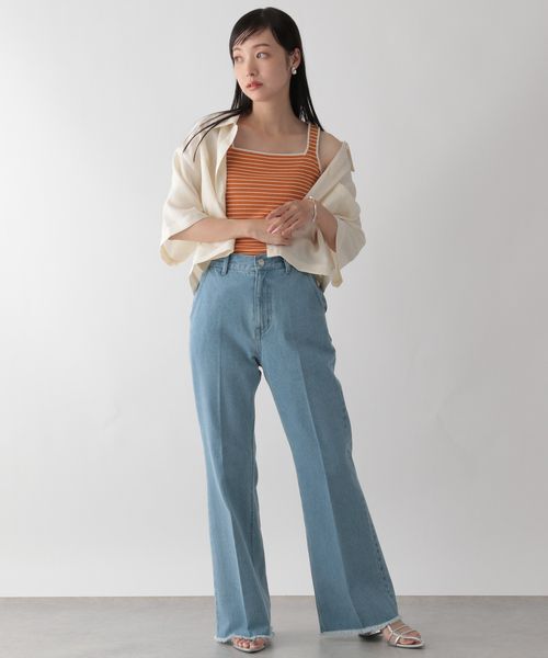 LOWRYS FARM「ソウバリスクエアタンクトップ」|ニット・セーター|