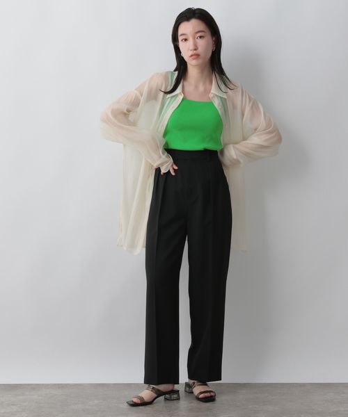 LOWRYS FARM「ソウバリスクエアタンクトップ」|ニット・セーター|