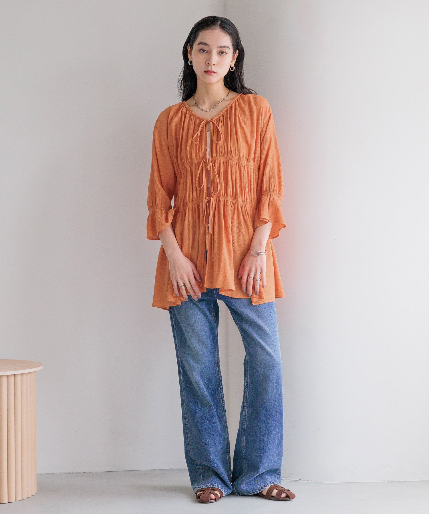 LOWRYS FARM「ヨウリュウシャーリング６Ｓ」|シャツ・ブラウス|