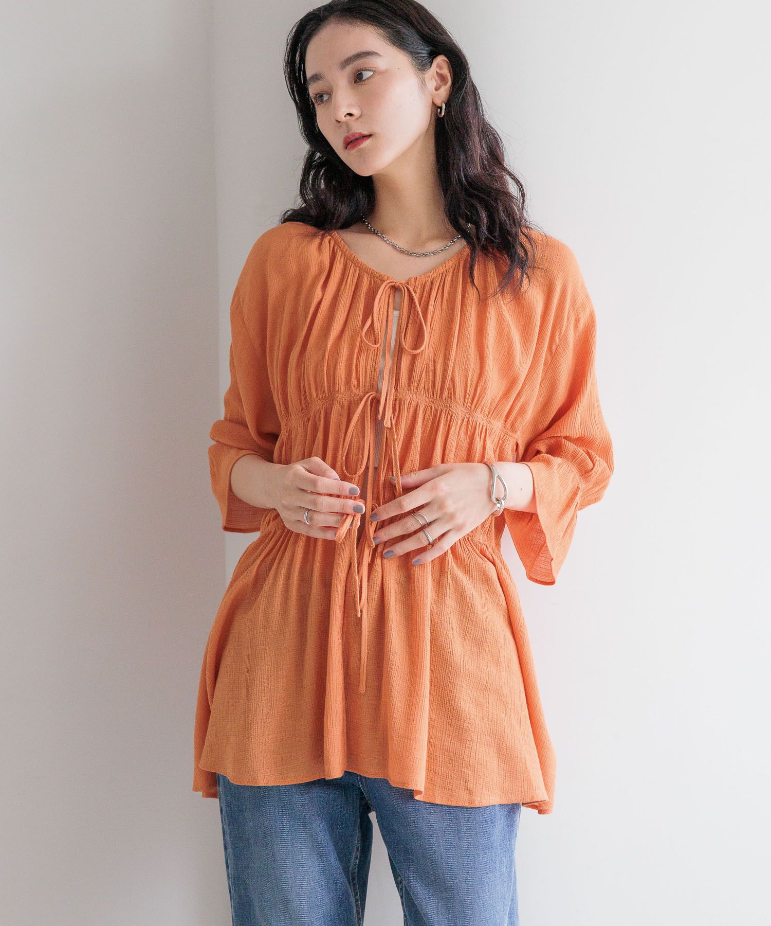 LOWRYS FARM「ヨウリュウシャーリング６Ｓ」|シャツ・ブラウス|