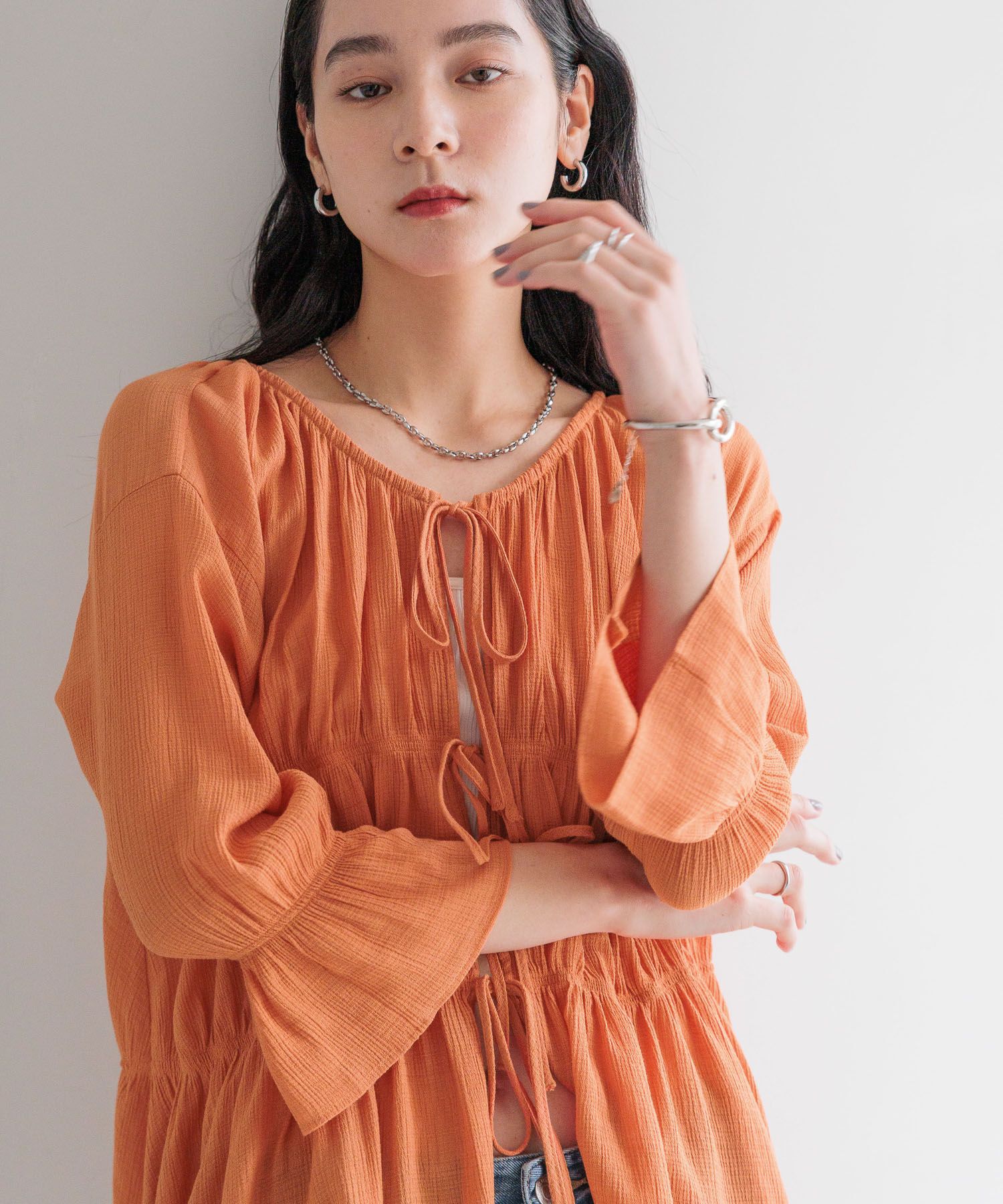 LOWRYS FARM「ヨウリュウシャーリング６Ｓ」|シャツ・ブラウス|