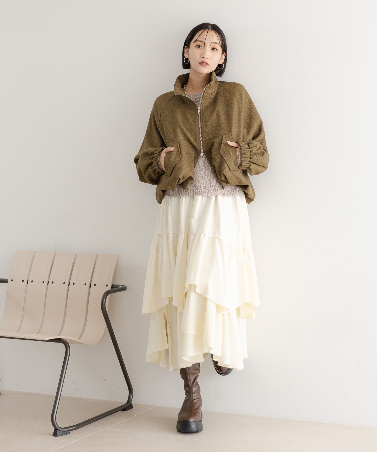 LOWRYS FARM「ラナテックＺＩＰブルゾン」|ブルゾン・スタジャン|