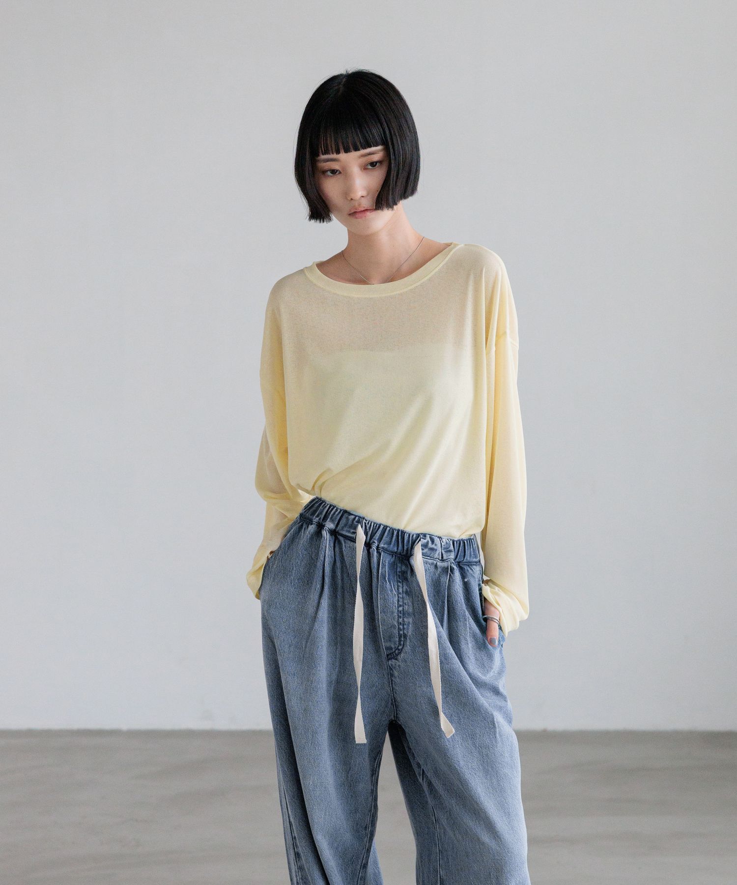 LOWRYS FARM「ＵＳＥＦＵＬシアープルオーバー」|Tシャツ・カットソー|