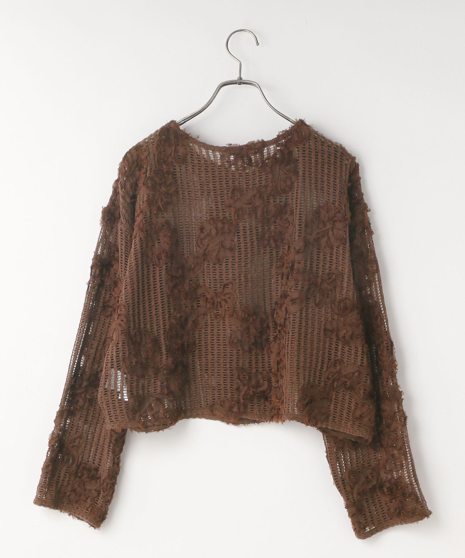 LOWRYS FARM「３ＤレースプルオーバーＬＳ」|Tシャツ・カットソー|