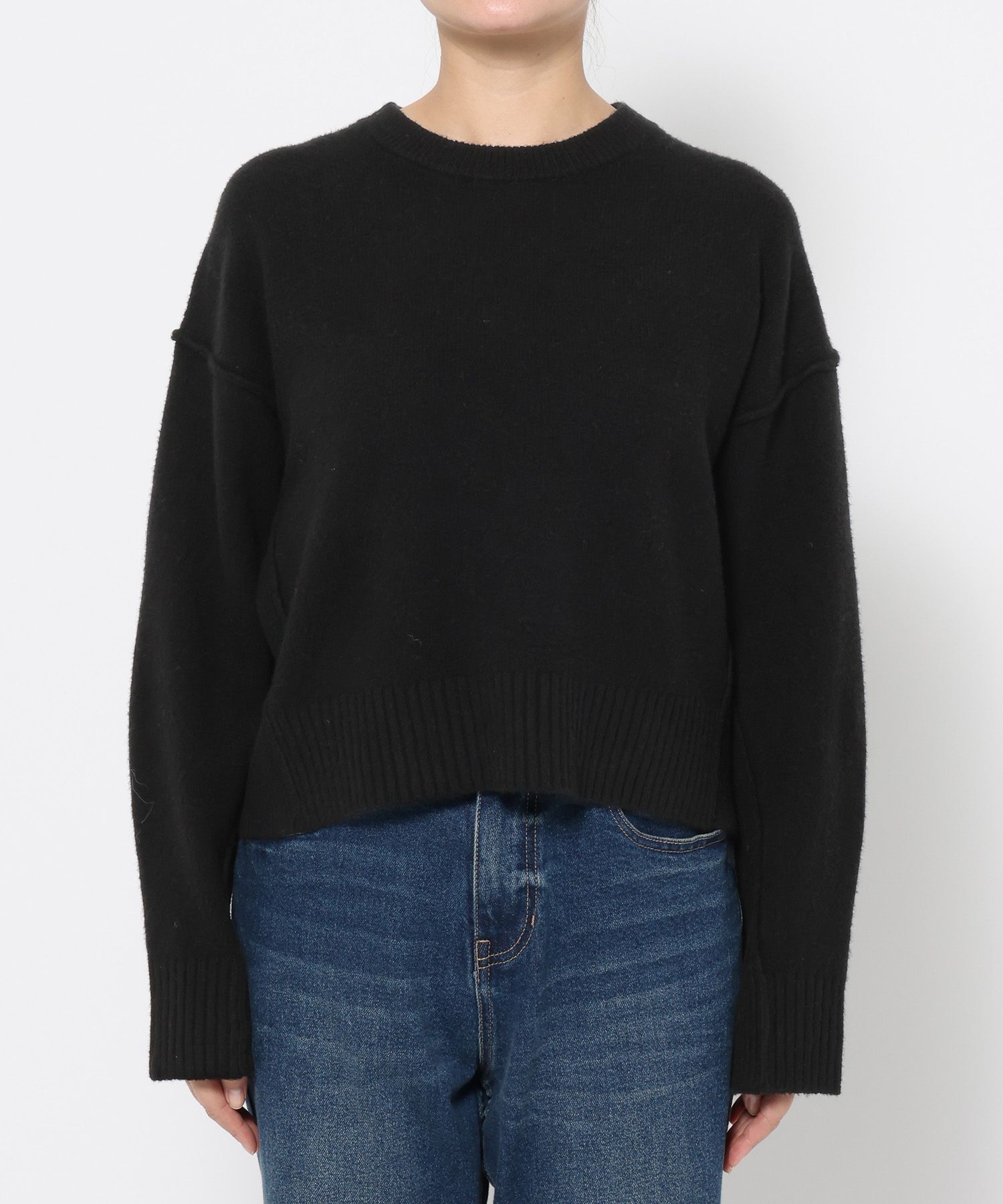 LOWRYS FARM「キリカエショートプルオーバー」|ニット・セーター|