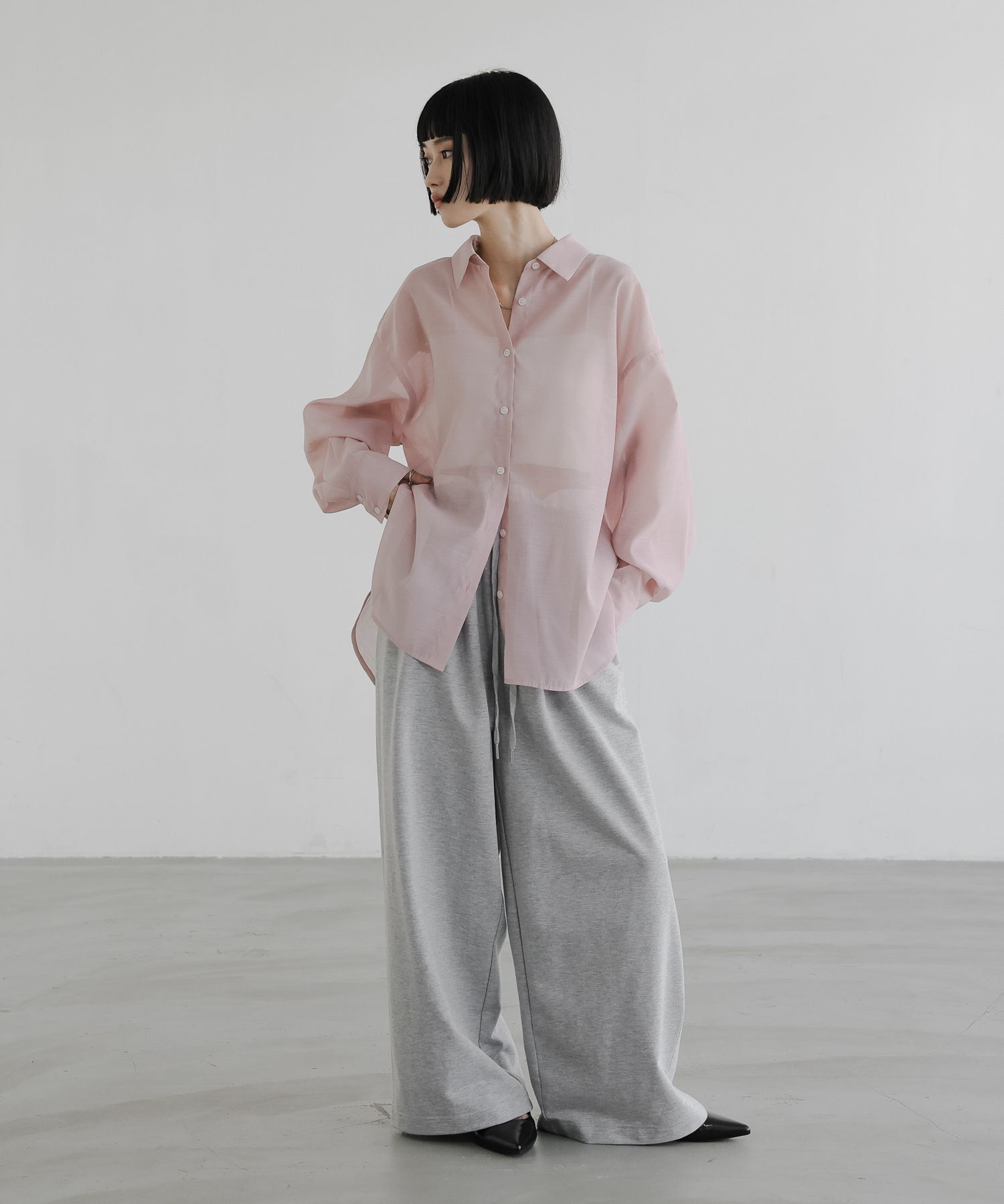 LOWRYS FARM「ｼｱｰｼｬﾂLS」|シャツ・ブラウス|