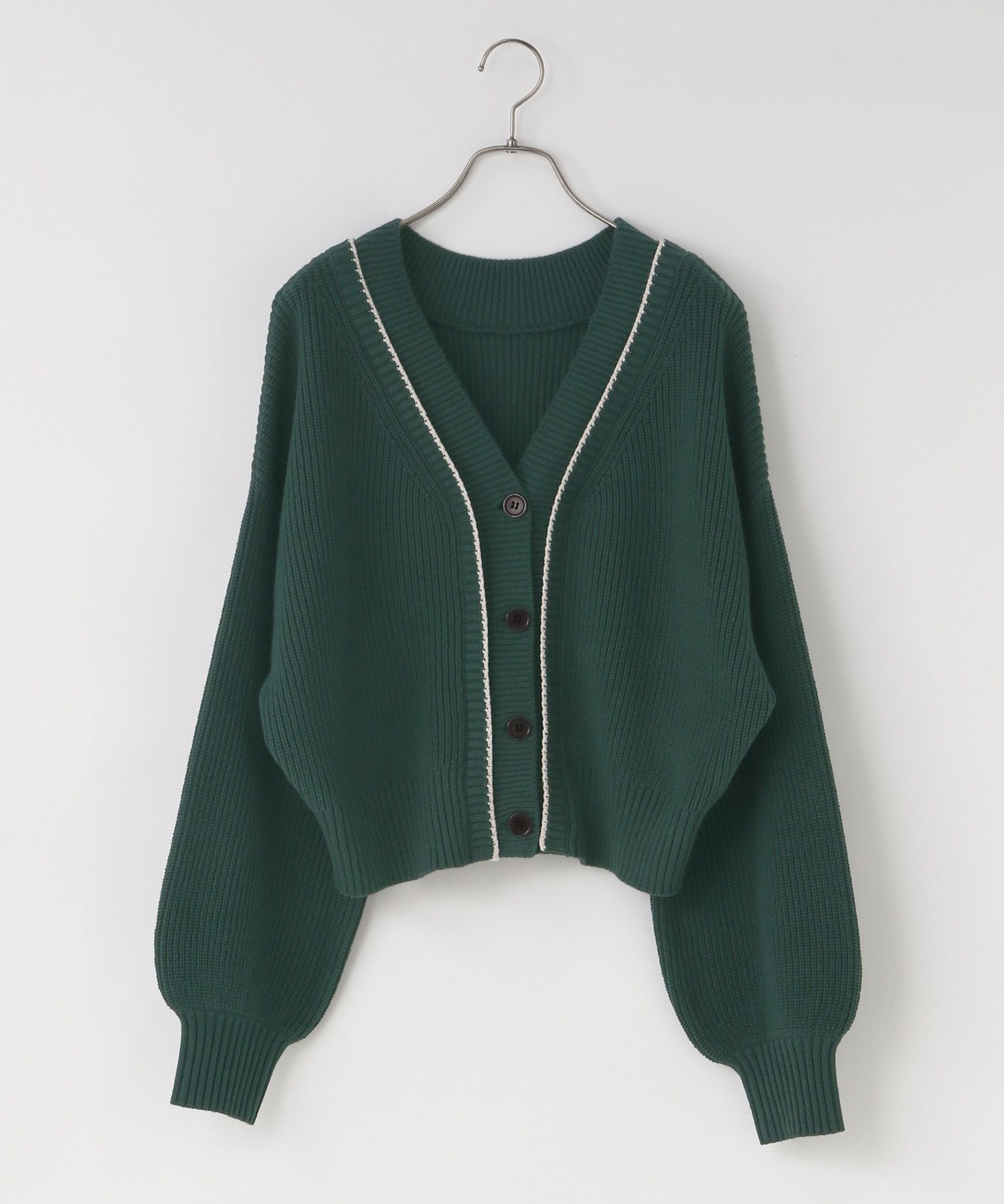 LOWRYS FARM「７ＧハイショクＶカーディガン」|カーディガン|