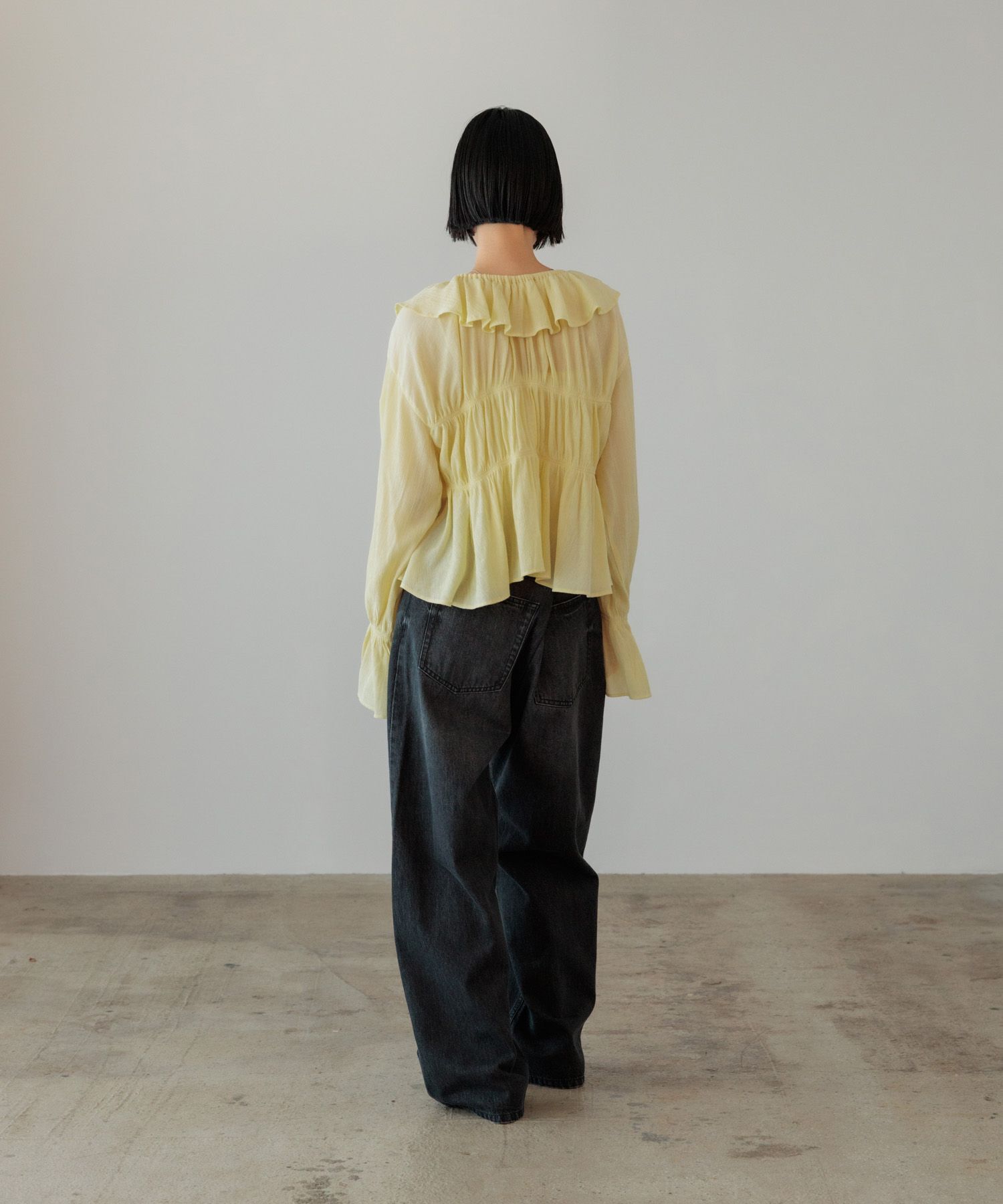 LOWRYS FARM「ヨウリュウシャーリングフリルブラウス」|シャツ・ブラウス|