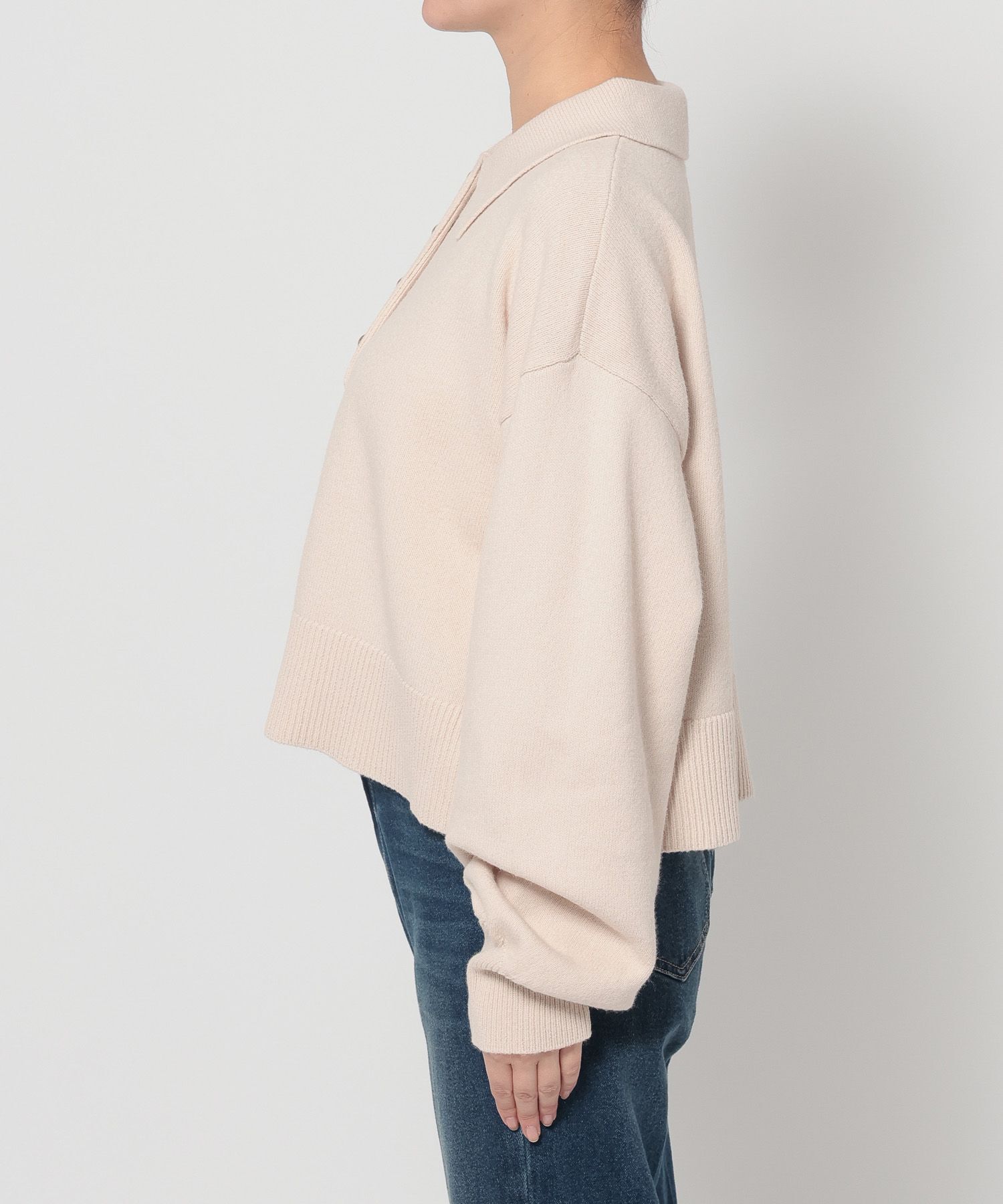 LOWRYS FARM「ﾎﾟﾛﾆｯﾄLS」|ニット・セーター|