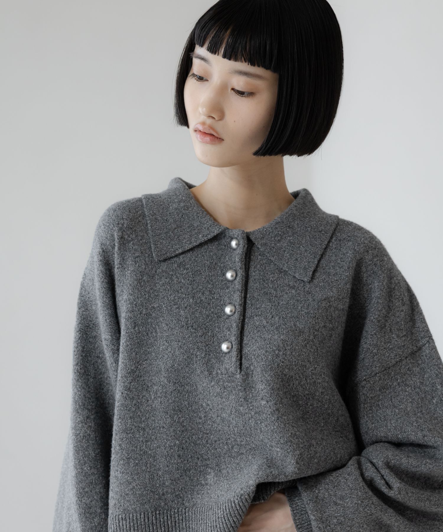 LOWRYS FARM「ﾎﾟﾛﾆｯﾄLS」|ニット・セーター|