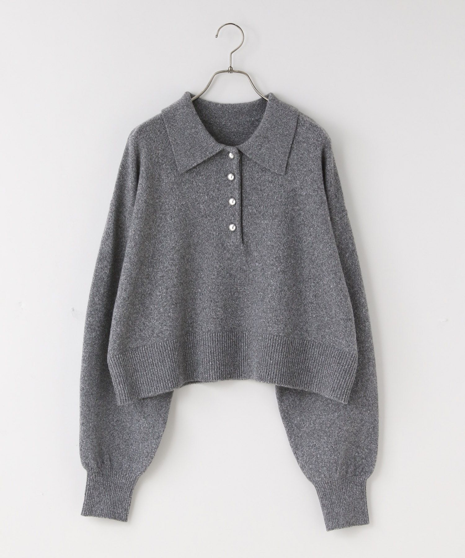 LOWRYS FARM「ﾎﾟﾛﾆｯﾄLS」|ニット・セーター|