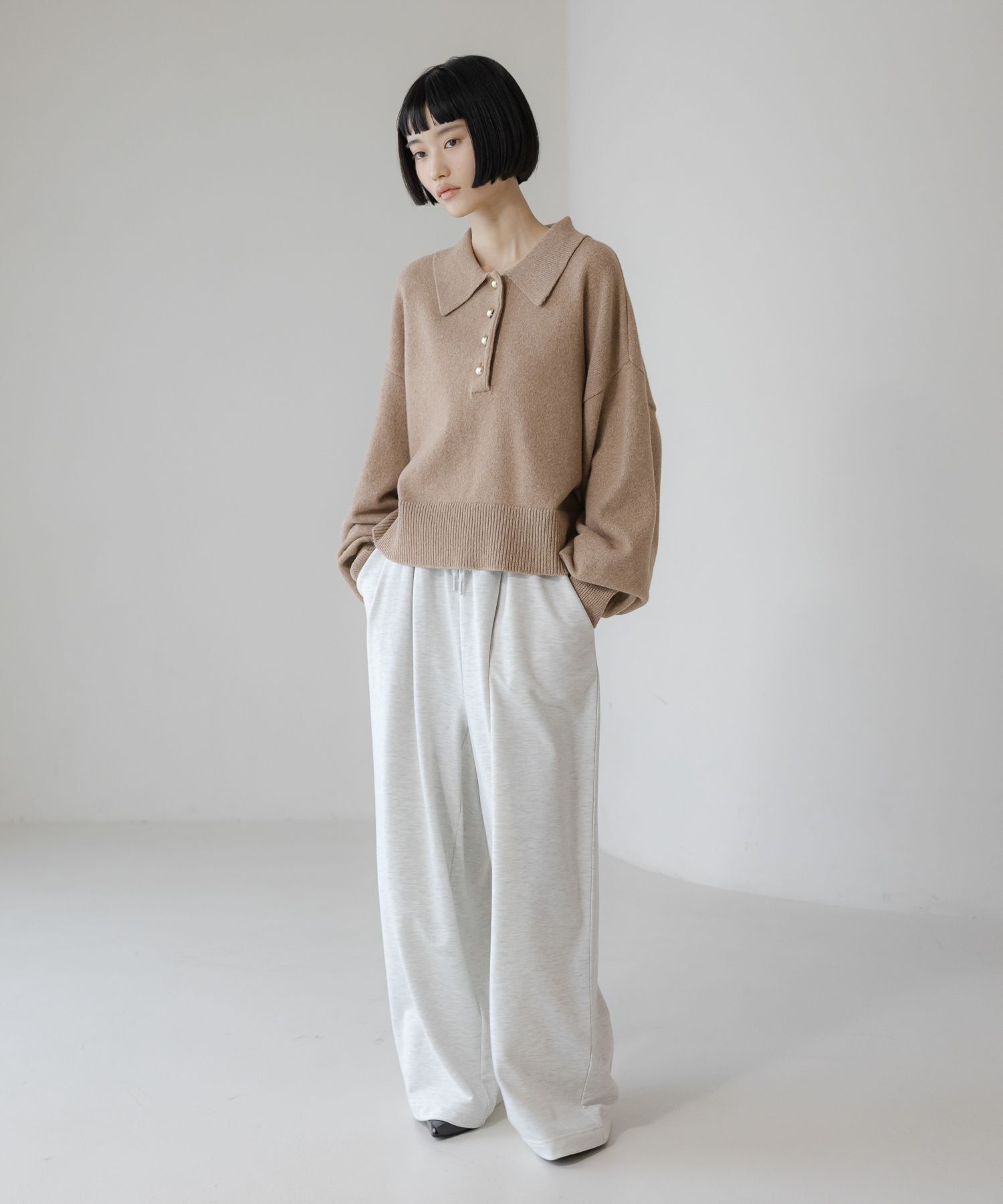 LOWRYS FARM「ﾎﾟﾛﾆｯﾄLS」|ニット・セーター|