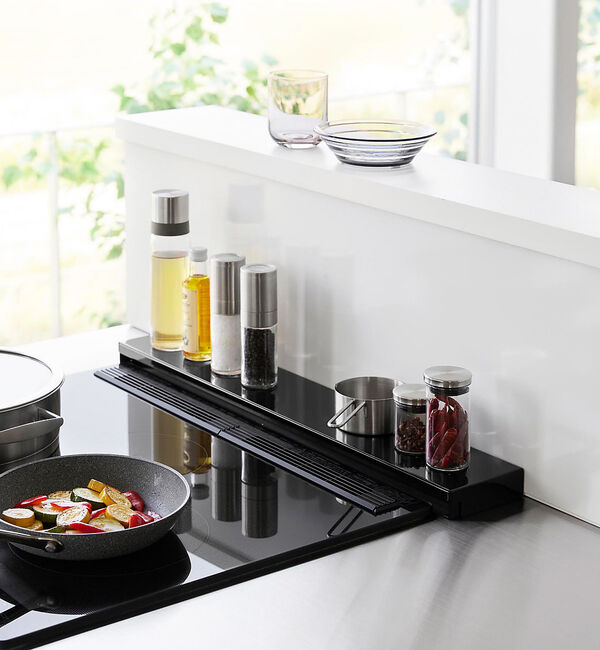 collex「【tower/タワー】奥行伸縮排気口カバー60cmコンロ用」|食器・キッチングッズ|