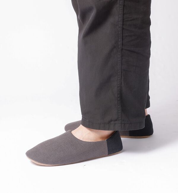 collex「リネンルームシューズ L」|本・CD・DVD|チャコールグレー