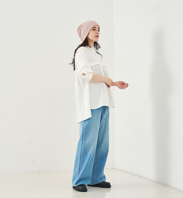 collex「フロント切替バックギャザーシャツ」|シャツ・ブラウス|