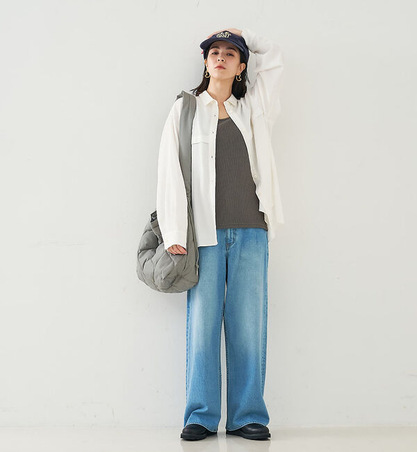 collex「フロント切替バックギャザーシャツ」|シャツ・ブラウス|