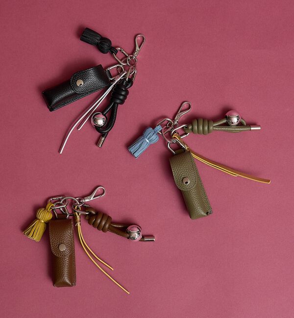 collex「【WEB限定】【Beau're/ヴュレ】リップケース付きレザーチャーム」|チャーム・キーホルダー|