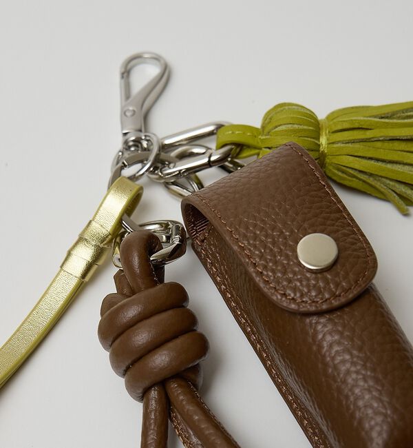 collex「【WEB限定】【Beau're/ヴュレ】リップケース付きレザーチャーム」|チャーム・キーホルダー|