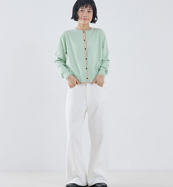 collex「バイカラーコンパクトカーディガン」|カーディガン|