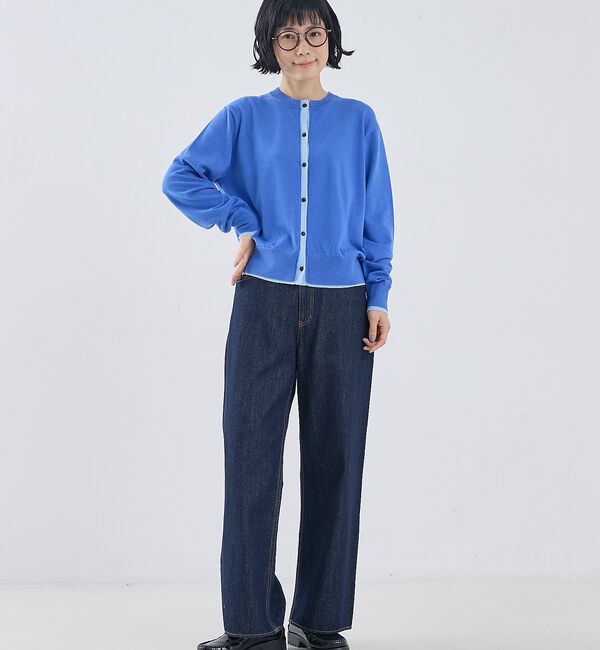 collex「バイカラーコンパクトカーディガン」|カーディガン|