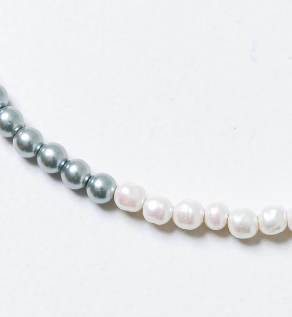 collex「【Ljud/ユード】配色ガラスバロックパールネックレス」|ネックレス|