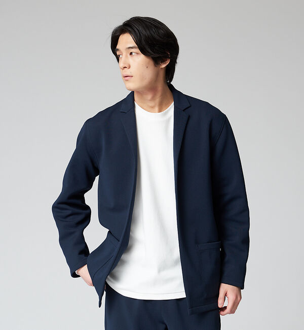 ABAHOUSE「【セットアップ対応】ECO BLUE&times;TEXBRID ダンボール素材 ジャケット」|カーディガン|