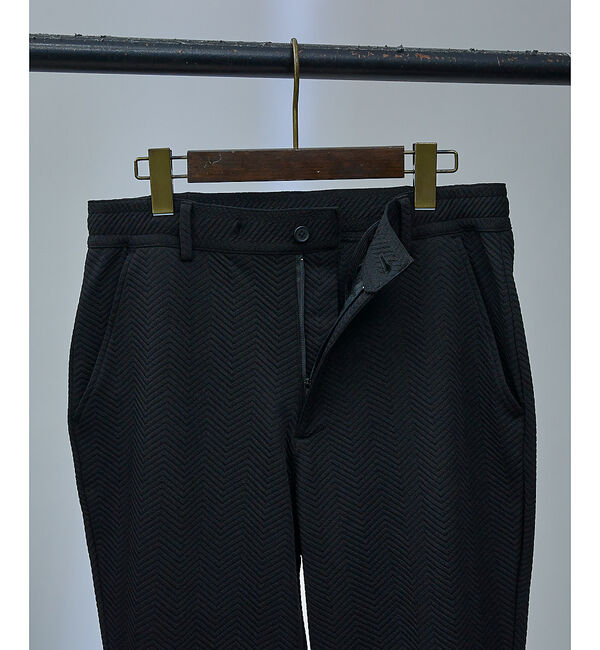 ABAHOUSE「【セットアップ対応】フクレジャガード へリンボン柄 スラックス」|スラックス|