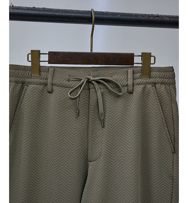 ABAHOUSE「【セットアップ対応】フクレジャガード へリンボン柄 スラックス」|スラックス|