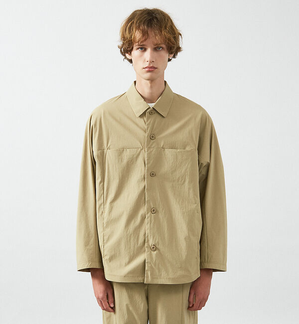 ABAHOUSE「【セットアップ対応】TUCK＆DARTS シャツブルゾン / ドルマンスリーブ」|シャツ・ブラウス|