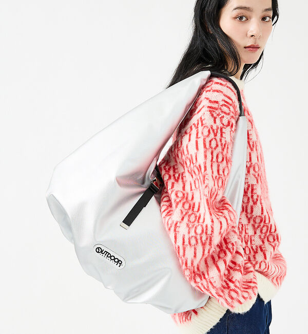 ABAHOUSE「【OUTDOOR PRODUCTS / アウトドアプロダクツ】Drop one」|ショルダー・メッセンジャー|シルバー