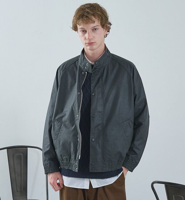ABAHOUSE「【Barbour / バブアー】TRANSPORT / トランスポート スタンド」|ブルゾン・スタジャン|セージグリーン