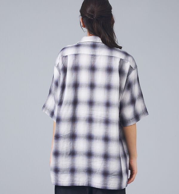 ABAHOUSE「【PENDLETON / ペンドルトン】オープンカラー チェック 半袖シャツ/」|シャツ・ブラウス|