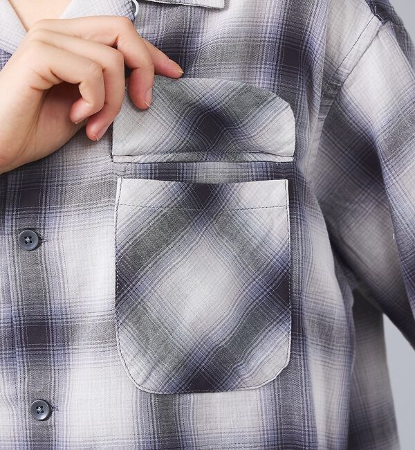 ABAHOUSE「【PENDLETON / ペンドルトン】オープンカラー チェック 半袖シャツ/」|シャツ・ブラウス|