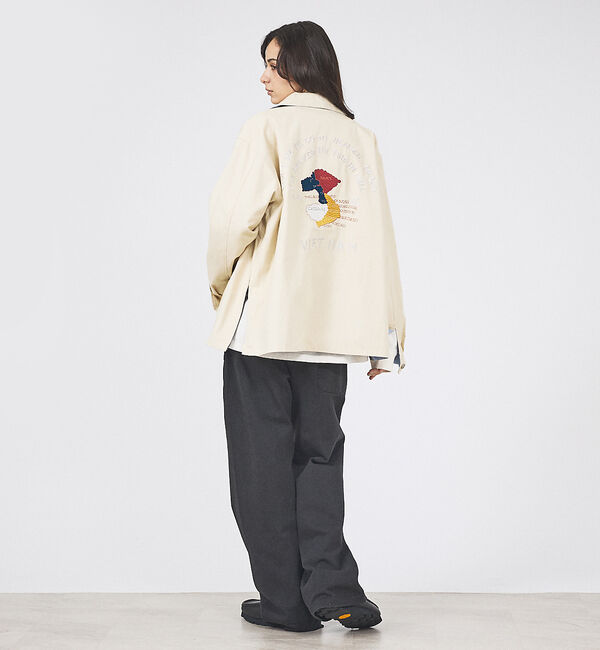 ABAHOUSE「【TAION / タイオン】NON DOWN REVERSIBLE VET BL」|ブルゾン・スタジャン|