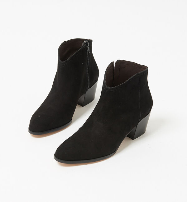 Rouge vif「REMME ウエスタンカットブーツ」|ショートブーツ|ブラック