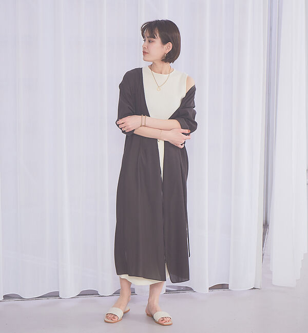 Rouge vif「キュプラカシュクールガウン★」|カーディガン|