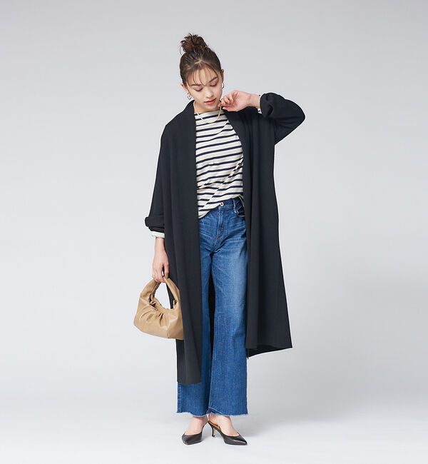 Rouge vif「接結ニットコート」|カーディガン|