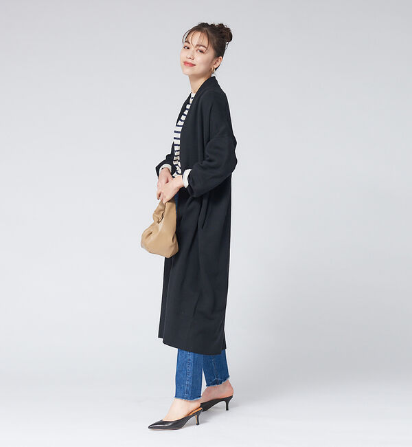 Rouge vif「接結ニットコート」|カーディガン|