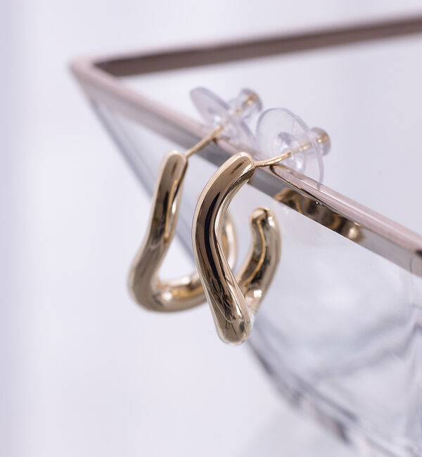 Rouge vif「【sauvage peau】メタルデザインピアス」|ピアス|