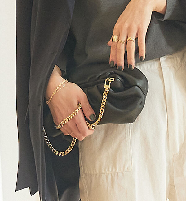 Rouge vif「【BRENTELLA/ブレンテッラ】チェーンショルダーバッグ」|ショルダー・メッセンジャー|