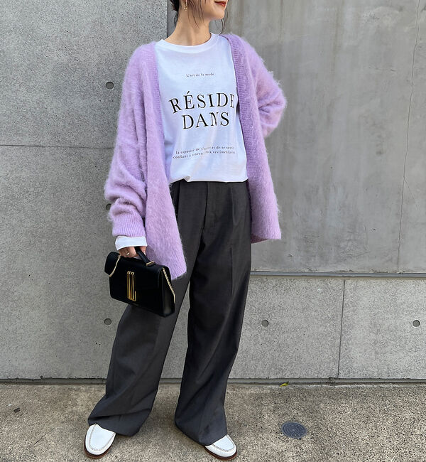 Rouge vif「シャギーニットカーディガン」|カーディガン|