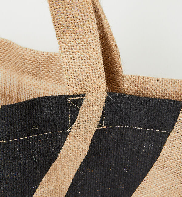 Rouge vif「【Maison Bengal/メゾンベンガル】ゼブラ柄ジュートバッグ」|トートバッグ|