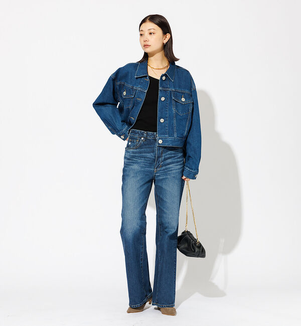 Rouge vif「＜25SS新色＞【SOMETHING/サムシング】LISA ヴィンテージ フレア」|デニム|