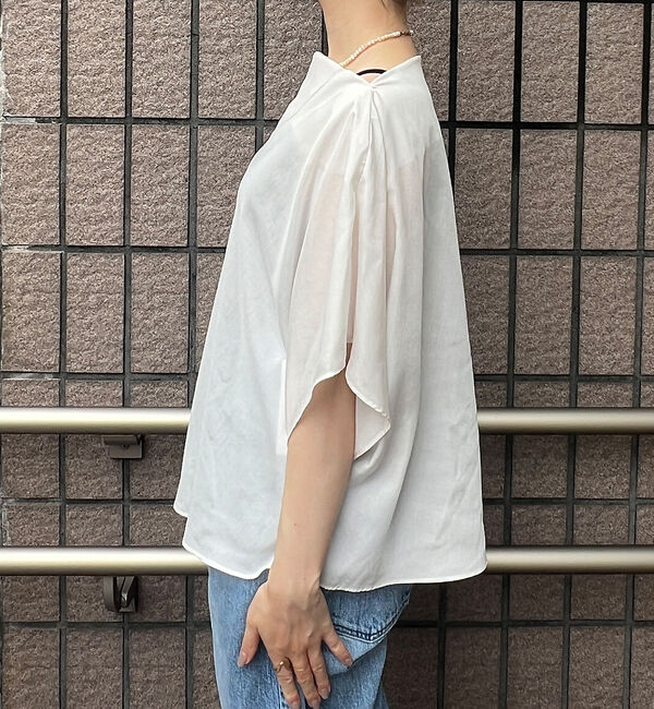 Rouge vif「アシメトリースリーブブラウス」|シャツ・ブラウス|