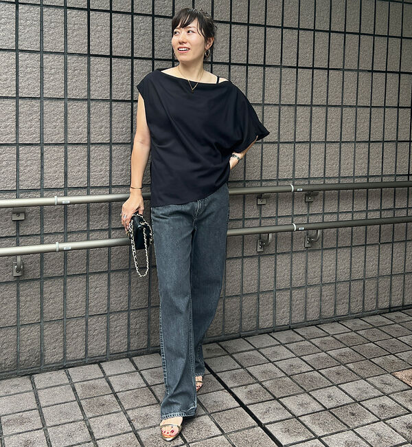 Rouge vif「アシメトリースリーブブラウス」|シャツ・ブラウス|