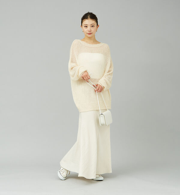 Rouge vif「モヘアライクシアー2WAY ニットプルオーバー」|ニット・セーター|