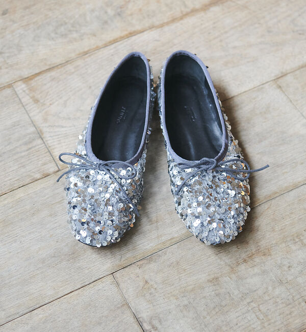 Rouge vif「【PELLICO SUNNY/ペリーコサニー】スパンコールフラット」|バレエシューズ|